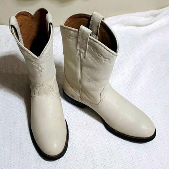 Ariat Cream Sz 8B/Euro 39M RTS Cowboy Boot - Picture 1 of 13